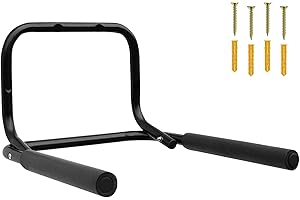 WELLGRO® Wand Fahrradhalter - Stahl, schwarz, klappbar, Tragkraft bis 50 kg, Wandmontage, weiche Schaumstoffpolsterung