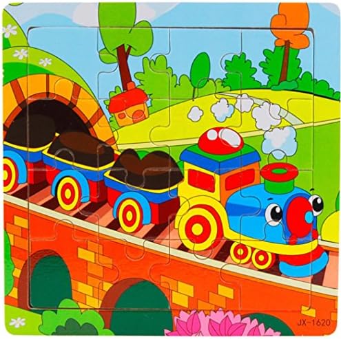 ZJENE Wooden Puzzle Educational Developmental Baby Kids (08#)