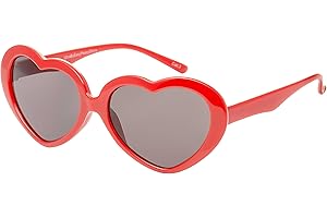 UltraByEasyPeasyStore Mädchen Klassische Sonnenbrille Kinderherzform UV400 Schutz Retro Mode Lolita