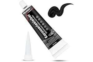 HSYPTI Karosseriekleber Schwarz, 100 ml Scheibenkleber Karosseriedichtmasse Auto, Schnelle Aushärtung, Hohe Temperaturbeständigkeit, Geeignet für Autotüren, Autofenster, Autodächer