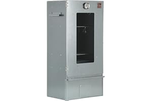‎ITA ITA Räucherofen 7002 - Premium Räucherschrank aus Edelstahl - 3 Etagen 81 cm - Sichtfenster - Qualität Made In EU Direkt vom Hersteller - Smoker zum Kalträuchern & Heißräuchern von bis zu 7kg Fleisch