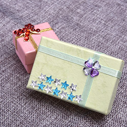 Outus 500 Stück 5 bis 8 mm Acryl Handwerk Schmuck Strass Edelstein Verzierung, Verschiedene Farben - 7