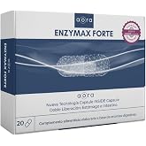 AORA Enzymax Forte - Digestive Enzymes with Lipase, Amylase, Protease, Glucoamylase and Alpha Galactosidase - Improves Digest