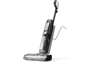 Tineco IFLOOR 5 Steam Aspiradora para Mojado y Seco Todo en Uno, Limpiador de Suelos de Madera Dura Ideal para la Suciedad Pegajosa, 120 °C de Vapor a Alta Temperatura, Autolimpieza con Vapor