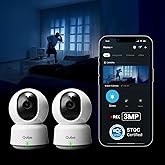 Qubo Smart 360° 3MP [2K] Wi-Fi Security Camera [2026 Edition] by Hero Group | Indoor CCTV Cam for Home | STQC Certified | AI 