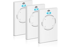 QUEVATI Set di 3 Telecomando Cancello, 868 MHz Universale Telecomando Cancello 4 Canali, Compatibile con XT4 868 SLH LR, Bianco