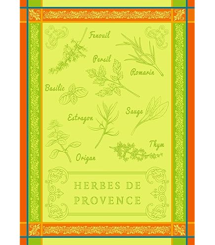 Torchon Imprimé Route Des Vins - Jacquard Coton 48x70 Cm - Carte France Vignobles