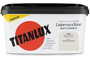 Titanlux Cobertura Total pintura para paredes Blanco Roto 4L