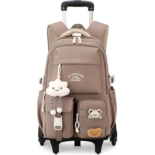 Student Trolley Schooltas Jongen Rolling Rugzak Reizen