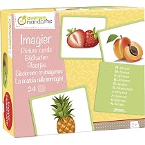 My Mandarine – Imagier Multilingue 24 Cartes – Animaux Familiers – 10 Langues – Dès 2 Ans – Jeu éducatif