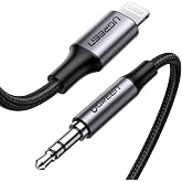Ugreen MFi Lightning to 3.5mm &Ouml;rg&uuml;l&uuml; Ses Kablosu 1 Metre