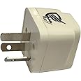 Vadda Bai India to Australia Plug Converter for India, UK, USA, EU to Australia, New Zealand, China – 10A 250V Travel Adaptor Conversion Plug (White) – Pack of 1