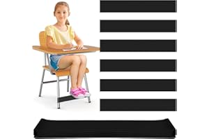 6 Pack Chair Bands for Kids with Fidgety Feet, ADHD Tools for Kids, ROOKEA Sensory Room Must Haves for Adhd Kids Fidget Chair Bands Autism Classroom Must Haves ADHD Tools for Classroom Home Chairs