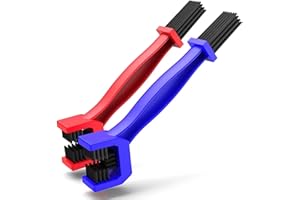 ANICY 2 szt. środek do czyszczenia łańcuchów motocyklowych – podwójny koniec rower skuter łańcuch szczotka szczotka do czyszczenia łańcucha