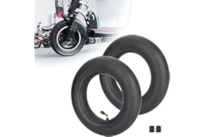 RUHUO 2 Pack of 10x2.50 10" Inner Tube replacement for 10 Inch Electric Scooter fit 36v 48v 400w 500w 800w Hub Motor 45° TR87 Angled Stem