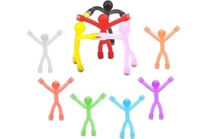 DGDUBRB 10 Farben Magnete Stark für Magnettafel, Kühlschrankmagnete Mann, Magnetische Neodym Magnet Cute, Bunte Humanoide Magnetmagnete, Magnetische Personenmagnete für Büro, Dekoratives Whiteboard