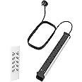 Ucomen 4 Way RF Extension Lead with 3 USB Slot, Remote Control 5 Gang Multi Plug Extension, 1.8 M Cable, 13A/3120W, Black