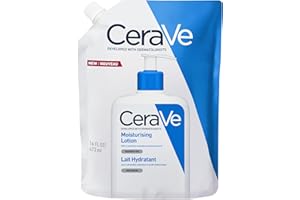 CeraVe Moisturising Face and Body Lotion with Hyaluronic Acid and 3 Essential Ceramides for Dry to Very Dry Skin, Refill Pouch, 473ml​
