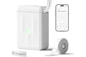 NIIMBOT Label Maker Machine with Tape,D110 New Version Portable Bluetooth Label Printer, Wireless Handheld Sticker Maker with Multiple Templates for Organizing School Office Home