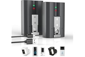 OHZHAO Upgraded 2 Pack Ersatz für Ring Akku, 7200mAh High Endurance Li-Ion Kamera Akku kompatibel mit Ring-Doorbell 2/3/4/3plus, Stick Up Cam Akku (2nd/3rd Gen) /Spotlight Cam/Peephole Cam