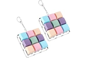 TYXHXTF 2 Piezas Teclado Fidget, Juguete Fidget de Teclado, Botón de descompresión, para Adultos para Alivio del Estrés