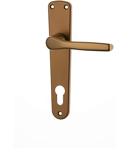 MANIGLIA GPB GABRY ROS/BOC OVALE YALE ALLUMINIO BRONZO