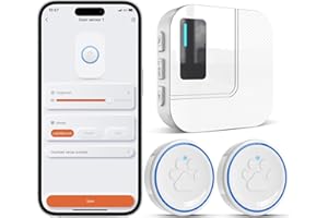 DAYTEE Daytech WiFi Tuya Smart Bracelet Alarme Personne Agee,Bouton Alarme Personne Agee(1 Récepteur + 1 Bouton + 1 Bracelet) (Weiß 2-1)