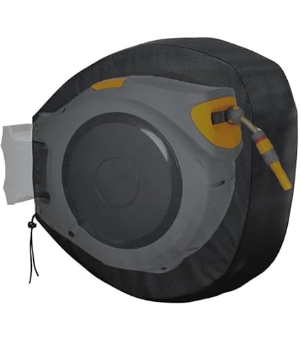 Housse De Protection Pour Enrouleur De Tuyau D'arrosage - Tissu Oxford 210D Résistant Aux Intempéries, 66x63x88 Cm