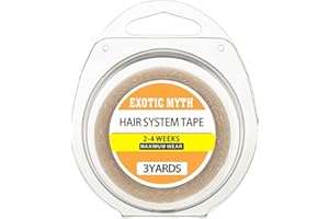 EXOTIC MYTH 1/2" x3yds(108") NO SHINE TAPE Adhesive Double Side Walker Tape for Wigs Toupees hair tape