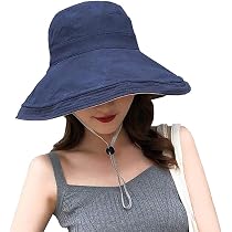 Bucket Hat Uv Sun Protection Wide Brim 