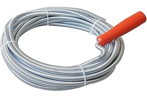 KATSU TOOLS Katsu pipe cleaning shaft, 10 m x 9 mm, pipe cleaning spiral, drain spiral for cleaning kitchen sinks and pipes, 318710