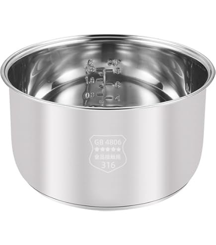 Pot De Rechange En Acier Inox 304 Pour Cuiseur à Riz AROMA-ARC-954SBD – Antiadhésif Et Super Facile à Nettoyer !
