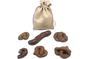 Richolyn 6 Stücke Kackhaufen Realistische Hundehaufen Scherzartikel Neuheit Kacken Scherzartikel Lustiger Streich Spielzeug Perfekt Für Badezimmer, Flur, Toilette, Aprilscherz, Halloween
