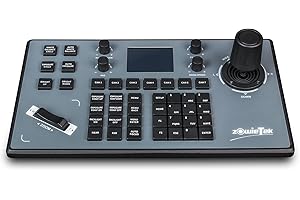zowietek Controller telecamera PTZ | Tastiera seriale PTZ | Joystick 3D con Visca | PELCO D/P | RS232 RS485 con schermo LCD