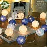 blaue kugel chur 💗 PERFEKTE DEKORATION - ob für Hochzeiten, Feste und Partys oder das Wohnzimmer daheim: die Lichterketten zaubern eine stimmungsvolle Atmosphäre, und das nicht nur an Weihnachten oder im Winter. Geeignet zur Dekoration, Weihnachten, Neujahr, andere feste, Hochzeit Hintergrund Layout, Partys, Garten, Hotels, Bars, Club, Tanzlokale, Geschäfte, und So weiter.
