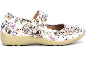 GENERIC Boulevard Womens Flower Bar Touch Fastening Shoes Floral Print