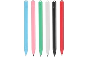 OYUUJII Schreibtafel Stift,6 Stück Ersatzstift Stift für LCD Schreibtabletts Tablet Stifts Kinder für LCD Maltafel,Writing Board Pens Schreibtafel Passende für Kinder Zeichenpads Doodle Board