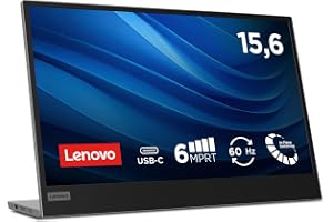 L15 bärbar FullHD IPS-skärm, 1920 x 1080, 60 Hz, 6 Ms, USB-C, lutningsjusterbar
