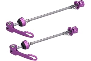 ALOMEJOR Pinchos de liberación rápida Aleación de Aluminio Carretera Bicicleta de montaña MTB Buje de Rueda Pinchos Delanteros y Traseros