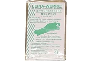 MOBIL Leina-Werke Couverture de survie/43000 160x210 cm argent/or