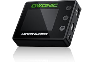 OVONIC C30 batterimätare med servotestare 1-8S LiPo spänningsdetektering