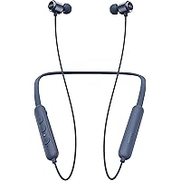 Mivi Collar Flash Bluetooth Earphones. Fast Charging Wireless Earphones with mic, 24hrs Battery Life, HD Sound, Powerful…