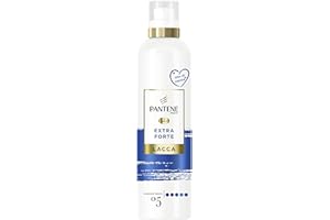 Pantene Pro-V Lacca Per Capelli, Extra Forte, Con Olio Di Jojoba, Termoprotettore, Fissa Il Tuo Look A Lungo Senza Effetto Cartone, Protegge Da Umidità E Raggi UV, 250ML