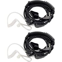 Auricular Tipo G Para Walkie-talkie Retevis R111 – Con Micrófono, Clip Y Control De Volumen, Compatible Con Retevis, Baofeng Y Kenwood (2 Pines)