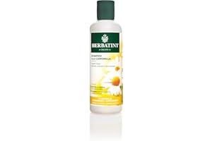 Herbatint Shampooing Camomille - 260 ml, Formulé pour Cheveux Clairs ou Blonds, Illumine la Couleur en Assurant Brillance et Hydratation, Cheveux Brillants et Volumineux sans Altérer le pH Naturel