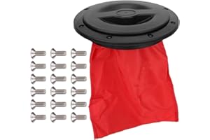KEENSO Cubierta de escotilla para Kayak, Tapa Circular Redonda de 6 Pulgadas/8 pulg Cubierta de escotilla para Kayak Sellado de kayac Cubierta de escotilla Impermeable con Bolsa de Almacenamiento