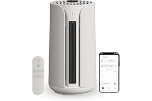 Blueair ComfortPure Leistungsstärkster 3-in-1 Luftreiniger: Kühlen, Heizen, Reinigen - HEPASilent Cleaner für Haus, Haustiere, Allergien, Staub, Rauch, Geruch