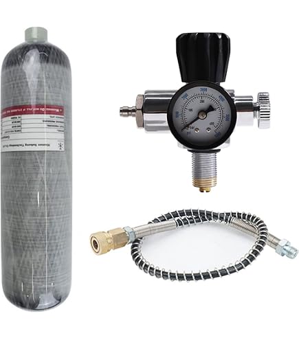 Serbatoio Aria TUXING HPA 0,5L 31Ci 4500 Psi | Alluminio 5/8-18UNF