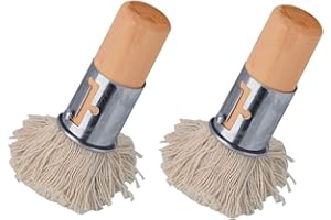 JapanBargain, Oil Brush for Cooking Takoyaki Teppanyaki BBQ Grill Pastry (2, Wood)