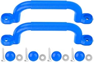 LVIFLOAE Spielplatz Sicherheitsgriff Klettergerüst Griff Spielhaus Baumhaus ABS rutschfester Griff Outdoor Kinderspielplatz Schutzzubehör Rot